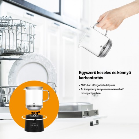 Lauben Glass Milk Frother 600BG Lauben Glass Milk Frother 600BG